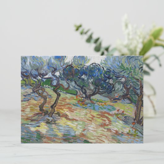Tuin van Gethsemane, berg Olijven van Gogh Kaart (Staand voorkant)