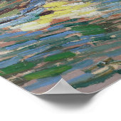 Tuin van Gethsemane, berg Olijven van Gogh Poster (Hoek)