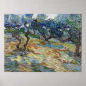 Tuin van Gethsemane, berg Olijven van Gogh Poster (Voorkant)