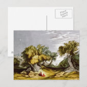  tuin van Gethsemane Illustratie 1846 Briefkaart (Voorkant / Achterkant)