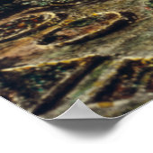  tuin van Gethsemane Jerusalem Israël Poster (Hoek)