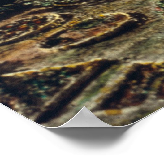  tuin van Gethsemane Jerusalem Israël Poster (Hoek)