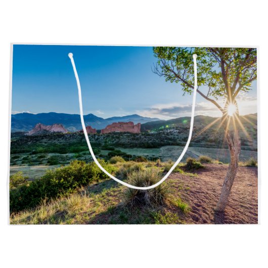 Tuin van Gods Tree Sunburst Groot Cadeauzakje (Achterkant)