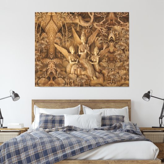 Tuin van Grace Canvas Afdruk (Insitu (Slaapkamer))