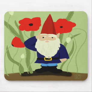Tuin van Herdenking Gnome Mousepad Muismat