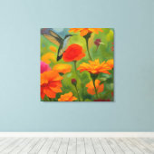 Tuin van herinnering canvas afdruk (Insitu (Houten vloer))