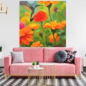 Tuin van herinnering canvas afdruk (Insitu (Woonkamer))