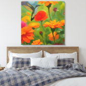 Tuin van herinnering canvas afdruk (Insitu (Slaapkamer))