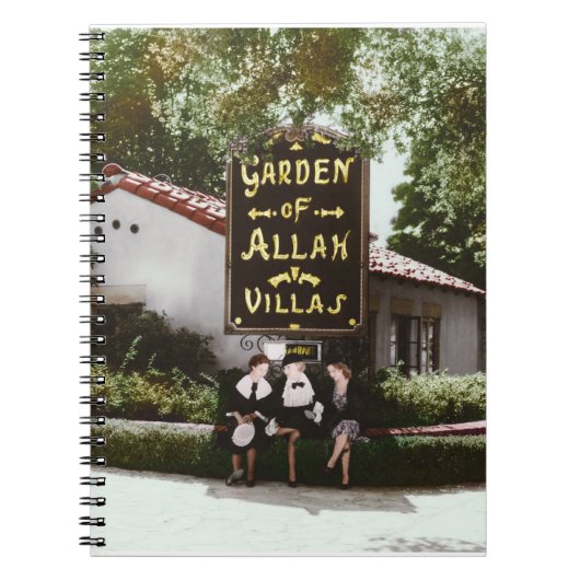 Tuin van het Allah Hotel notitieboek (Voorkant)