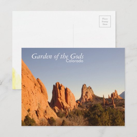 Tuin van het Gods-Briefkaart Briefkaart (Voorkant / Achterkant)