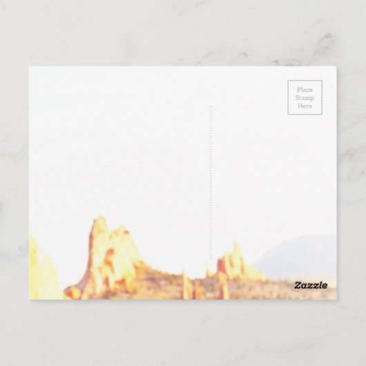 Tuin van het Gods-Briefkaart Briefkaart (Achterkant)