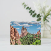 Tuin van het Gods Colorado-Briefkaart Briefkaart (Staand voorkant)