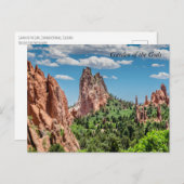 Tuin van het Gods Colorado-Briefkaart Briefkaart (Voorkant / Achterkant)