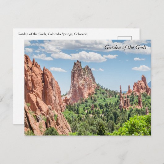 Tuin van het Gods Colorado-Briefkaart Briefkaart (Voorkant / Achterkant)