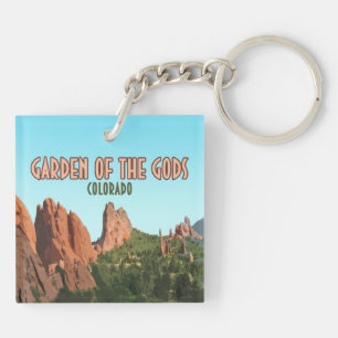 Tuin van het Gods Park Colorado Sleutelhanger