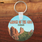 Tuin van het Gods Park Colorado Sleutelhanger (Voorkant)