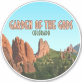 Tuin van het Gods Park Colorado Sticker (Voorkant)