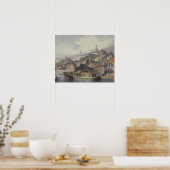 Tuin van het keizerpaleis, Peking, uit China Poster (Keuken)