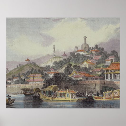 Tuin van het keizerpaleis, Peking, uit China Poster (Voorkant)
