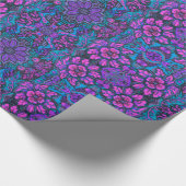 Tuin van het Magic Flowers Bohemian Arabesque Patt Cadeaupapier (Hoek)