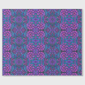 Tuin van het Magic Flowers Bohemian Arabesque Patt Cadeaupapier (Vlak)