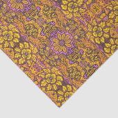 Tuin van het Magic Flowers Bohemian Arabesque Patt Tissuepapier (Detail)