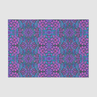 Tuin van het Magic Flowers Bohemian Arabesque Patt Tissuepapier