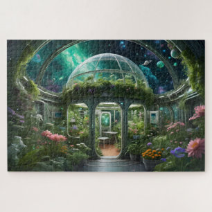 tuin van het ruimtestation legpuzzel