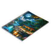 Tuin van het rustige nacht Notitieboek (3) (Linkerzijde)