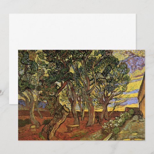 Tuin van het Saint-Paul-ziekenhuis door Vincent va (Voorkant / Achterkant)