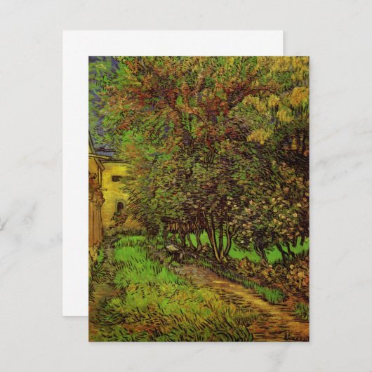 Tuin van het Saint-Paul-ziekenhuis door Vincent va (Voorkant / Achterkant)