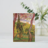 Tuin van het Saint-Paul-ziekenhuis door Vincent va Briefkaart (Staand voorkant)