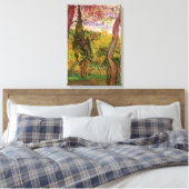 Tuin van het Saint-Paul-ziekenhuis door Vincent va Canvas Afdruk (Insitu (Slaapkamer))