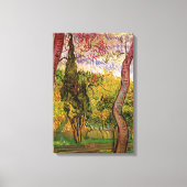 Tuin van het Saint-Paul-ziekenhuis door Vincent va Canvas Afdruk (Voorkant)