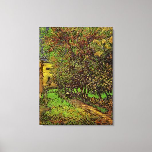 Tuin van het Saint-Paul-ziekenhuis door Vincent va Canvas Afdruk (Voorkant)