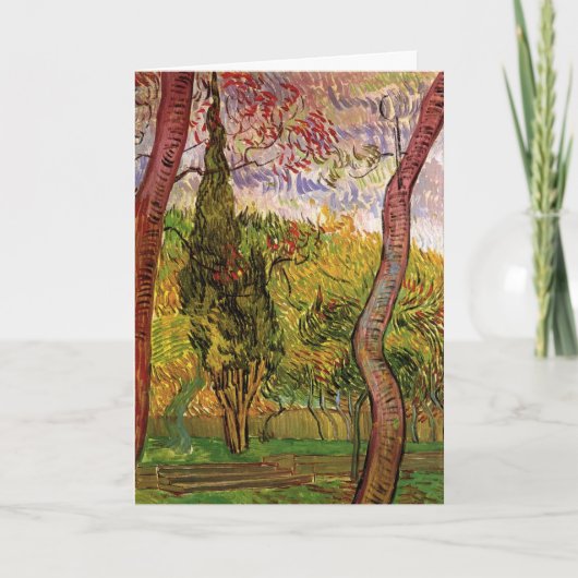 Tuin van het Saint-Paul-ziekenhuis door Vincent va Kaart (Voorkant)