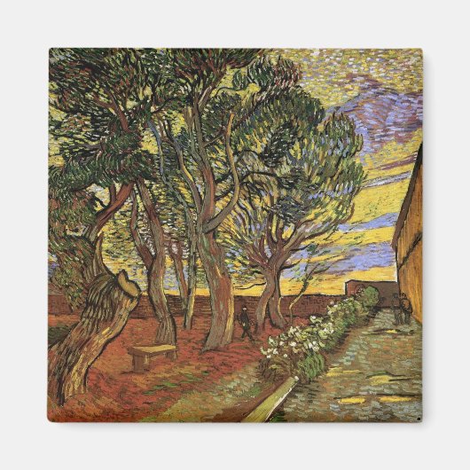 Tuin van het Saint-Paul-ziekenhuis door Vincent va Magneet (Voorkant)