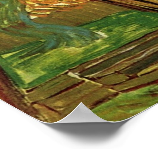 Tuin van het Saint-Paul-ziekenhuis door Vincent va Poster (Hoek)