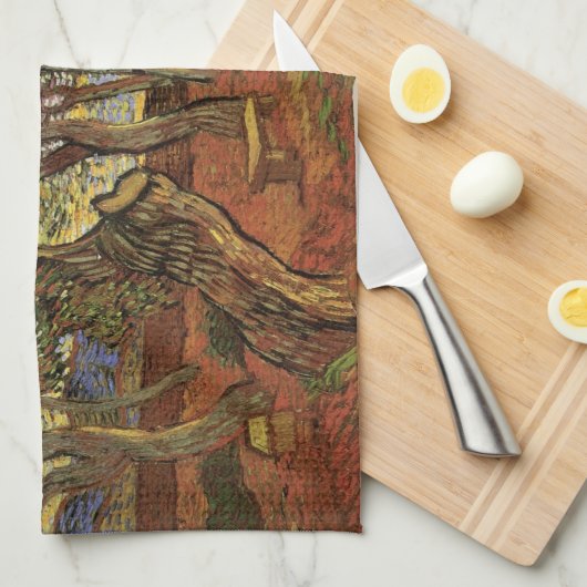 Tuin van het Saint-Paul-ziekenhuis door Vincent va Theedoek (Quarter Fold)