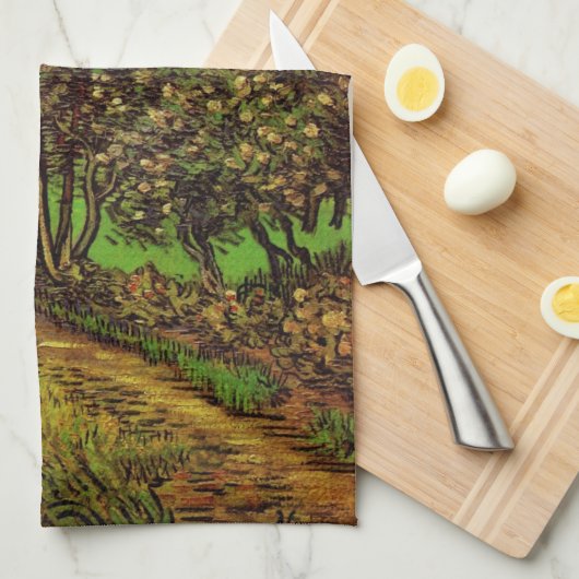 Tuin van het Saint-Paul-ziekenhuis door Vincent va Theedoek (Quarter Fold)