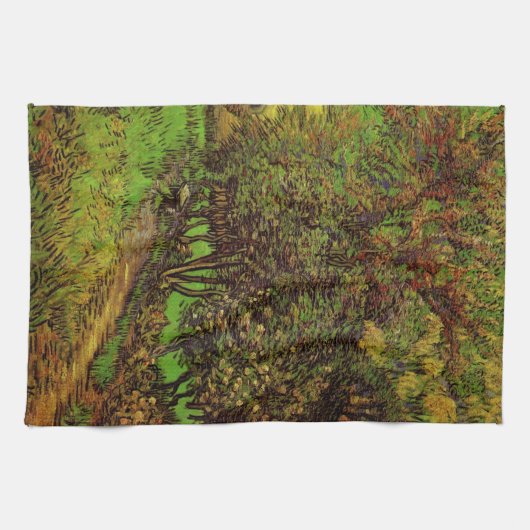 Tuin van het Saint-Paul-ziekenhuis door Vincent va Theedoek (Horizontaal)