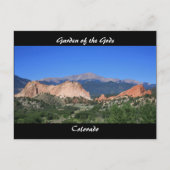 Tuin van het uitzicht Gods ~ Colorado Briefkaart (Voorkant)