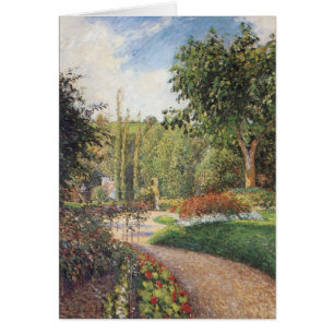 Tuin van Les Mathurins bij Pontoise door Pissarro