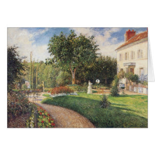 Tuin van Les Mathurins bij Pontoise door Pissarro