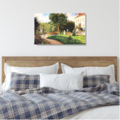 Tuin van Les Mathurins bij Pontoise door Pissarro Canvas Afdruk (Insitu (Slaapkamer))