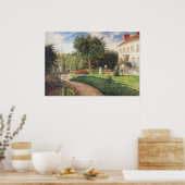 Tuin van Les Mathurins bij Pontoise door Pissarro Poster (Keuken)