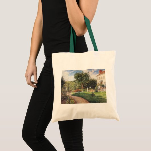 Tuin van Les Mathurins bij Pontoise door Pissarro Tote Bag (Voorkant (product))