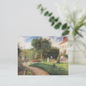 Tuin van Les Mathurins in Pontoise door Pissarro (Staand voorkant)