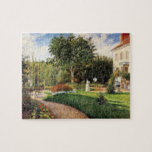 Tuin van Les Mathurins in Pontoise door Pissarro Legpuzzel