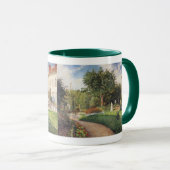 Tuin van Les Mathurins in Pontoise door Pissarro Mok (Voorkant rechts)